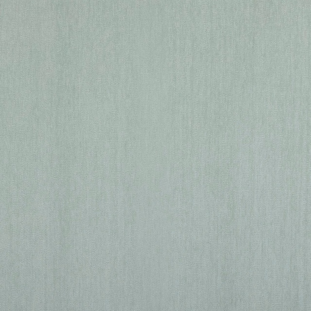 Pale celadon green fabric with fine vertical woven striations and soft texture