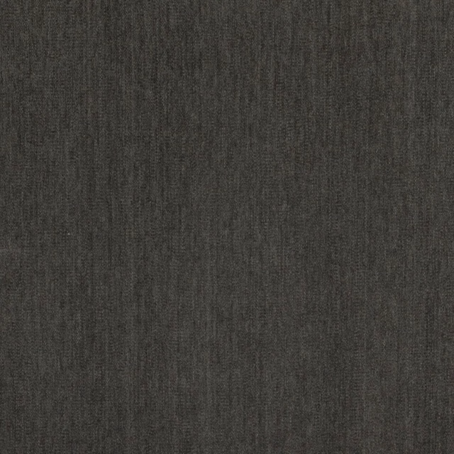Deep bark taupe fabric with subtle vertical strié weave and charcoal depth