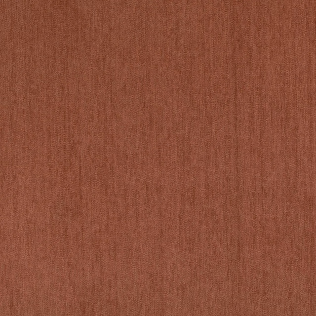Warm russet terracotta textile with fine vertical striations and softly mottled texture