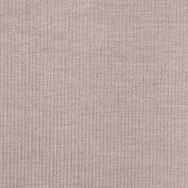 Muted mauve-taupe fabric swatch with fine, closely spaced vertical ribbing