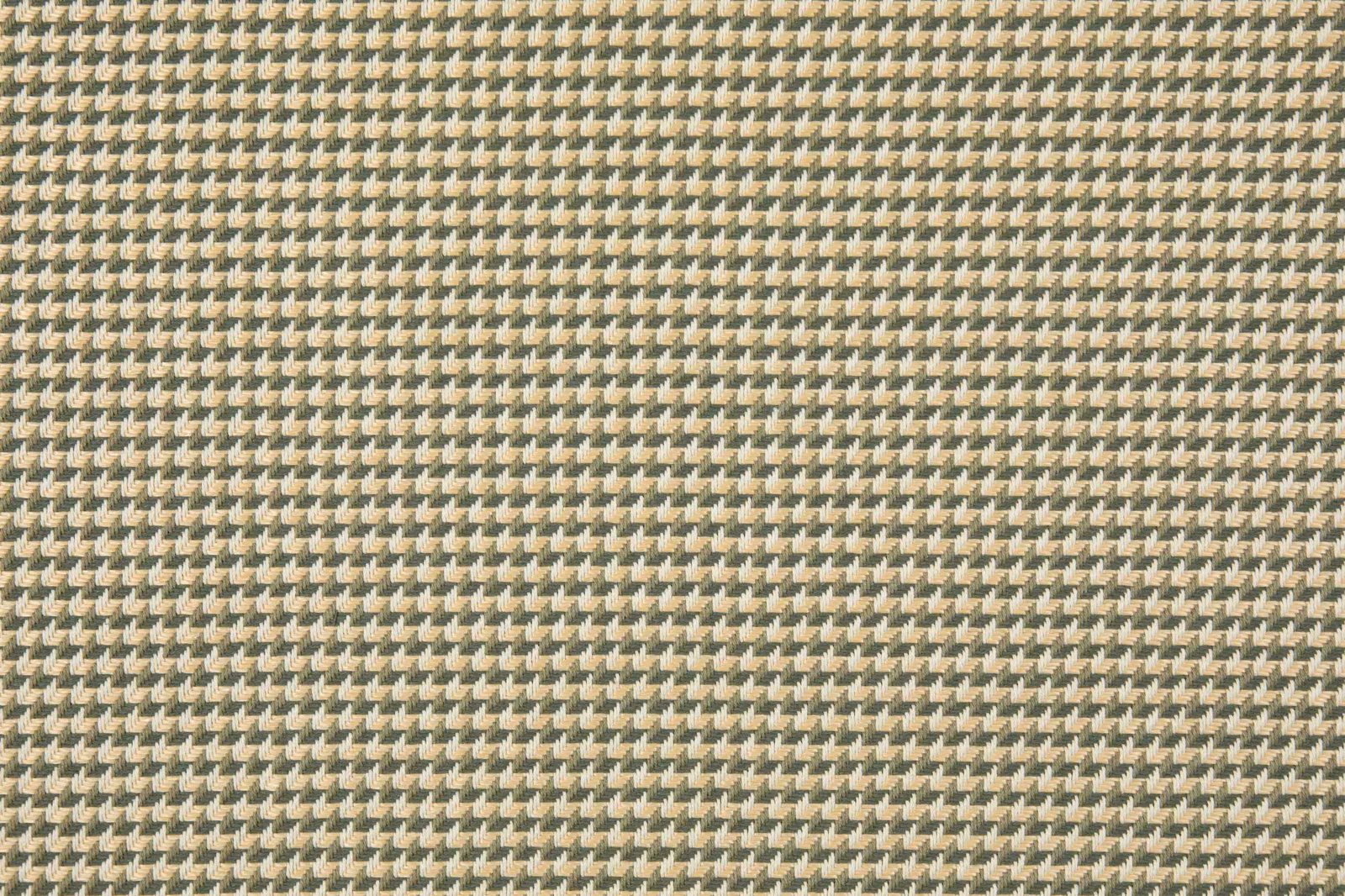 Muted agave-green and cream miniature geometric weave with a tactile, closely patterned surface