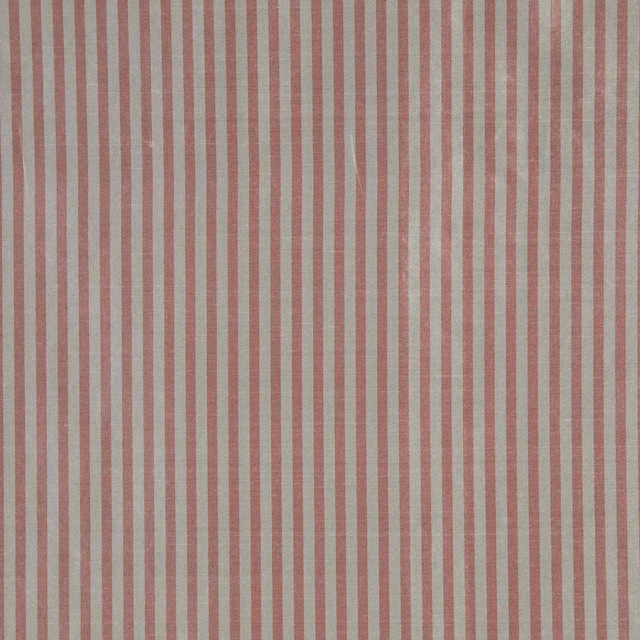 Dusty rose and greige narrow vertical stripes with a softly textured weave