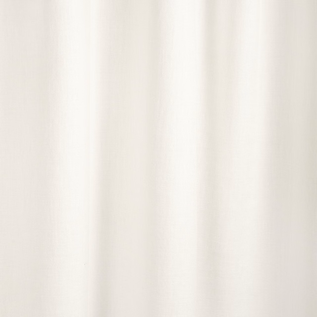 Pale ecru fabric swatch with soft vertical tonal striations and a fluid hanging drape
