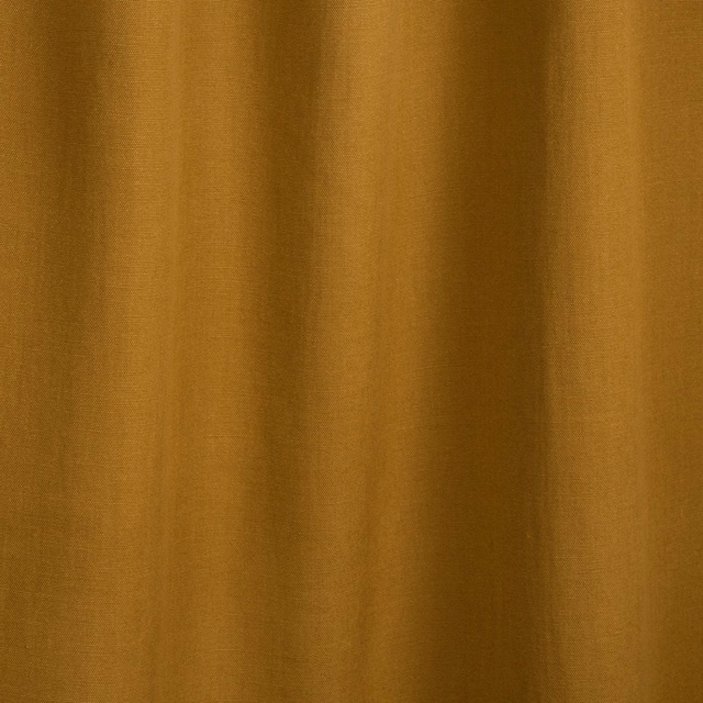 Deep golden ochre plain-weave fabric with soft vertical shading and a subtle lustre