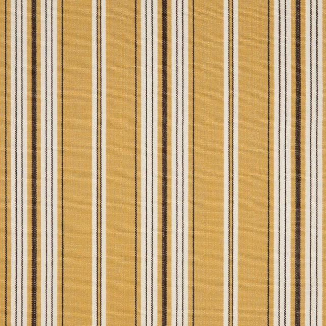 Warm paille striped textile with cream and charcoal pinstripes in a fine woven texture