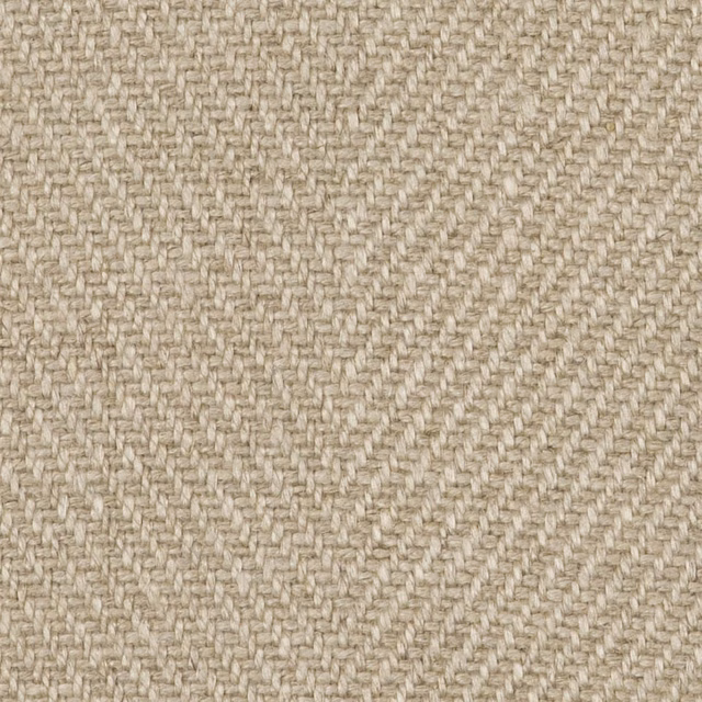 Warm flax-beige textile showing a fine tactile herringbone weave