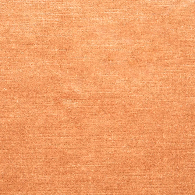 Warm cinnamon-terracotta textile with fine horizontal striations and softly brushed texture