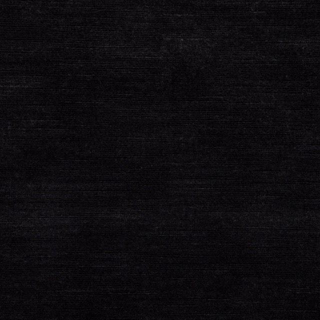 Near-black woven fabric with subtle horizontal striations and softly varied texture