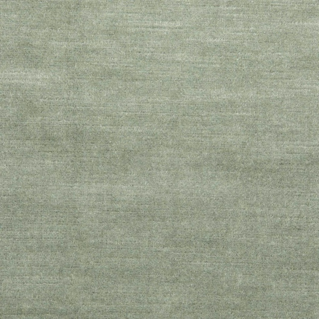 Muted sage-green fabric with a fine horizontal weave and softly mottled tonal texture