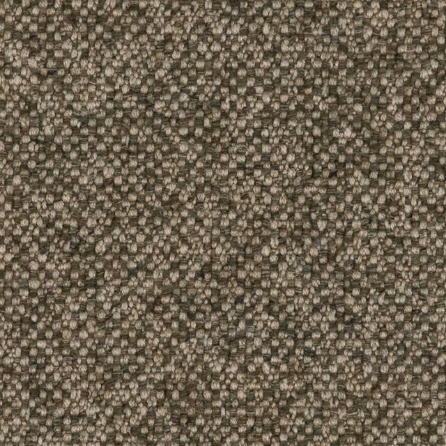 Muted kaki olive fabric with dense pale nubs and a compact woven surface