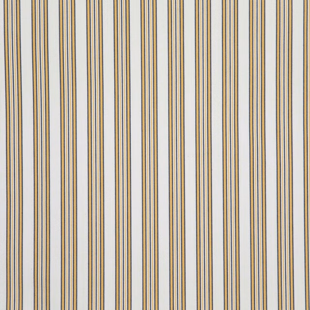 Cream woven stripe with narrow ochre and charcoal vertical lines