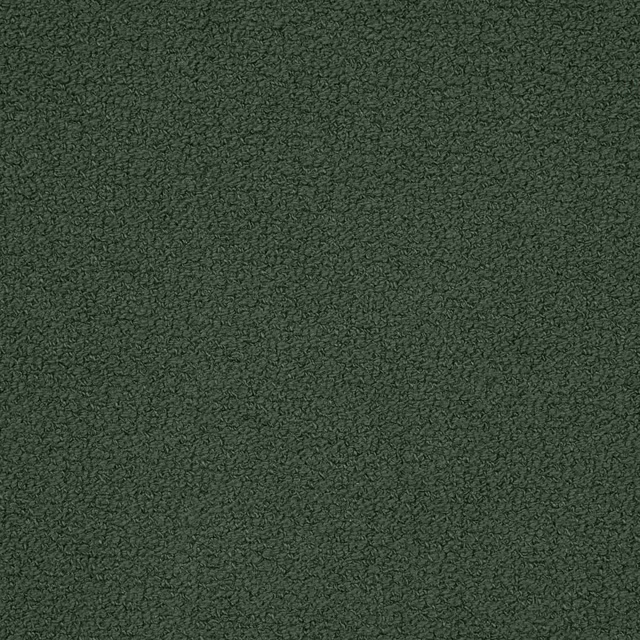 Close-up of dark cypress-green fabric with a finely stippled woven texture