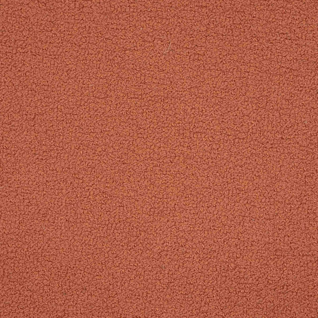 Burnt terracotta textile with a dense, finely pebbled all-over surface