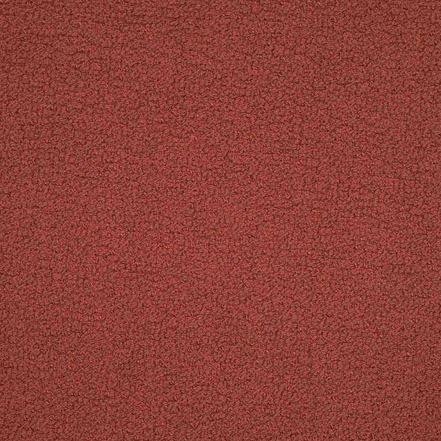 Muted terracotta-red fabric with a fine, closely pebbled woven texture