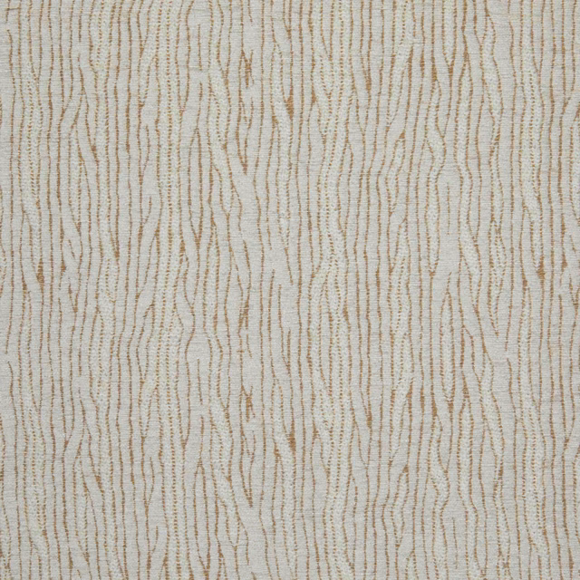 Pale natural beige textile with fine, irregular taupe vertical lines