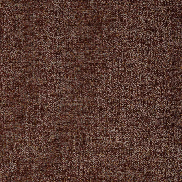Deep burgundy-brown Pepite fabric with a densely flecked woven texture