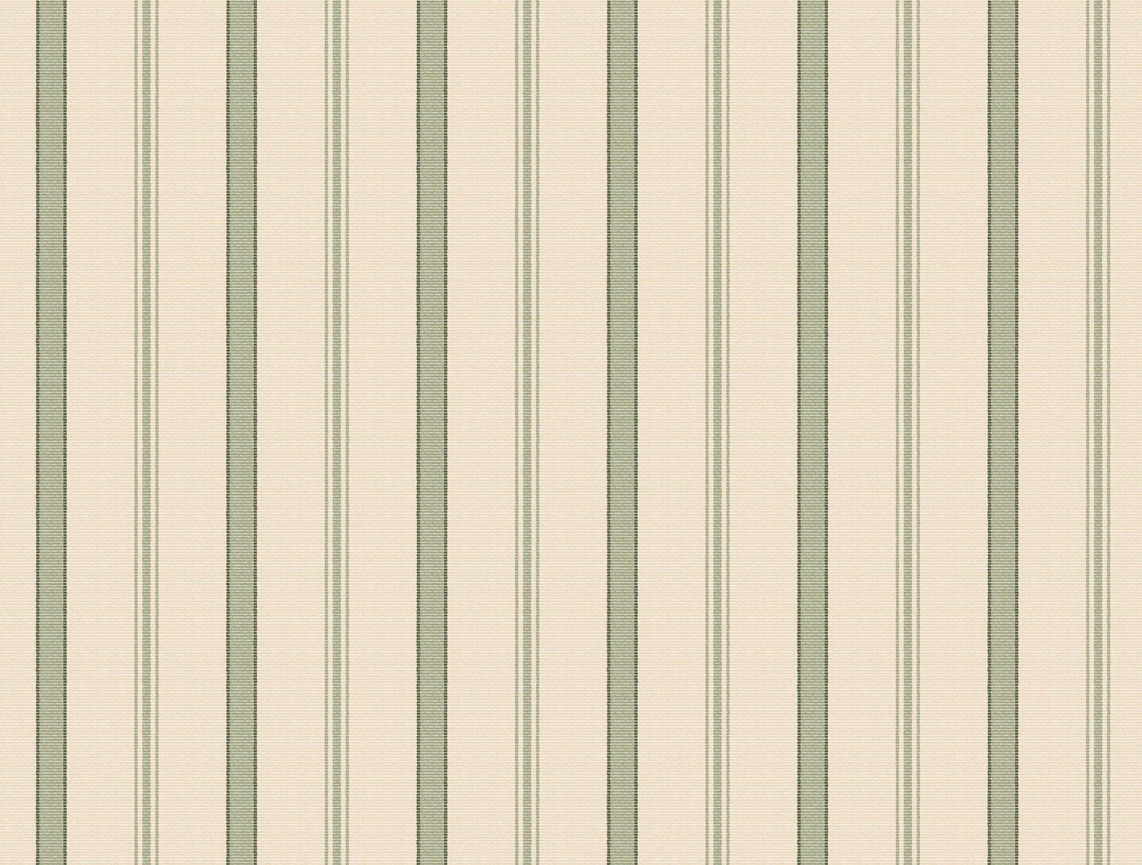 Pale cream textile with alternating muted sage-green vertical stripes and fine woven texture