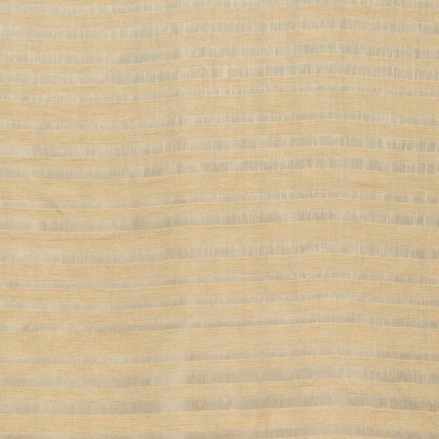 Pale straw-beige Solstice textile with fine, irregular horizontal woven lines