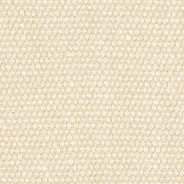 Close-up of warm ecru fabric with a tiny raised woven lattice texture