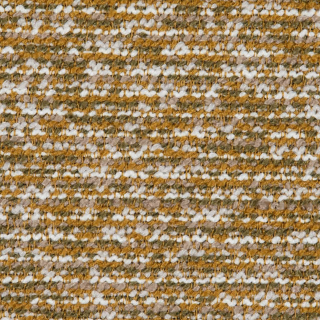 Bronze-brown woven textile with white flecks and pronounced horizontal nubby texture