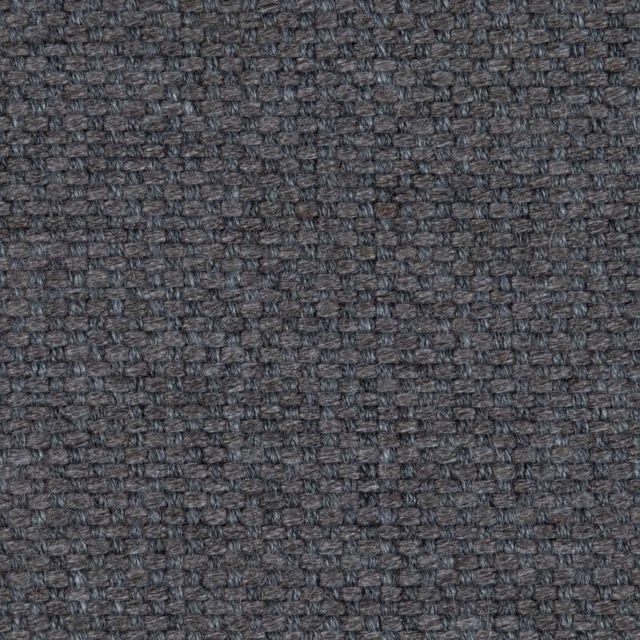 Close-up of charcoal-grey Trinidad fabric with dense, irregular looped woven texture