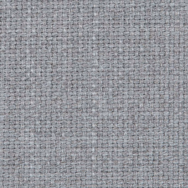 Cool grey Trinidad - Gris fabric with a close, irregular basket weave