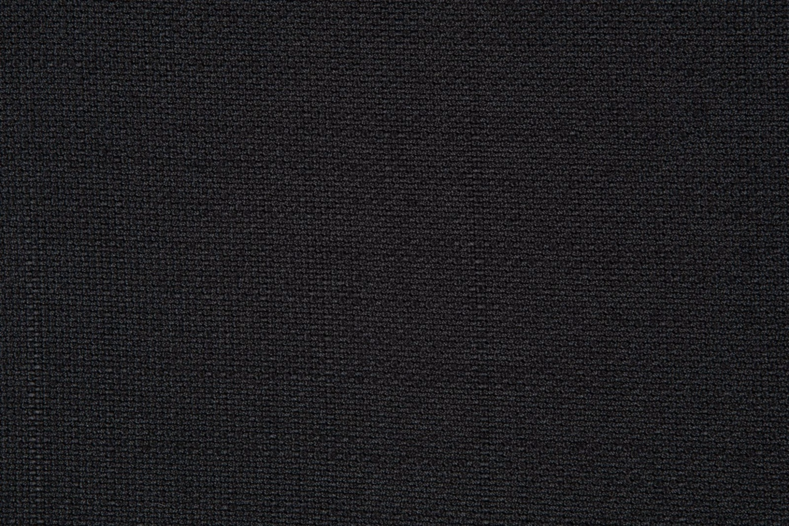 Charcoal-black Trinidad fabric with a dense, subtly ridged woven surface