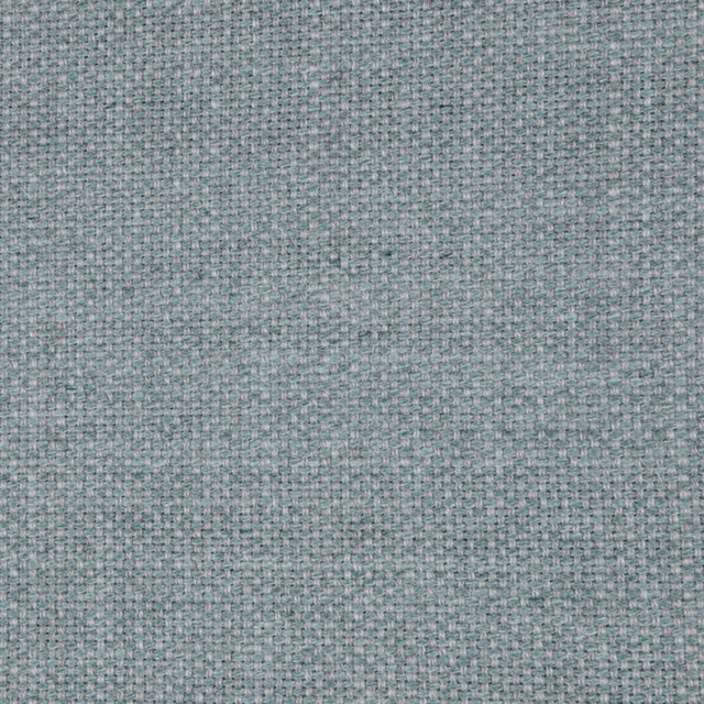 Close-up of Opale's cool blue-grey fine plain weave with subtle tonal flecks