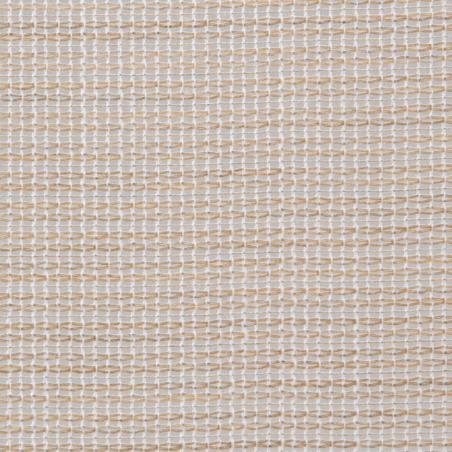 Pale natural beige woven textile with fine irregular white horizontal threads