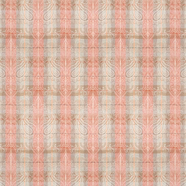 Alberta Salmon Jacquard fabric