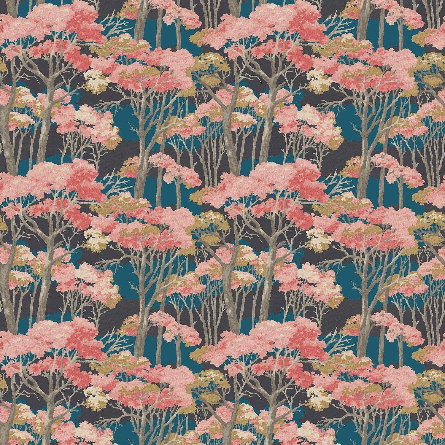 Arboreal Cerise fabric
