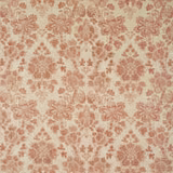 Cream fabric with dusty rhubarb floral, paisley and botanical print