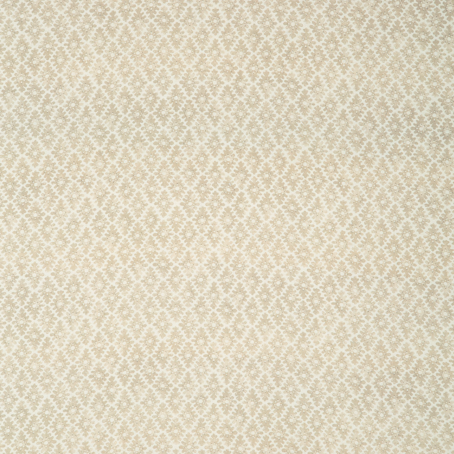 Pale almond fabric with a softly contrasting small floral damask weave