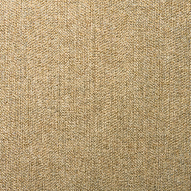 Warm biscuit-tan wool fabric with a fine, softly flecked herringbone weave