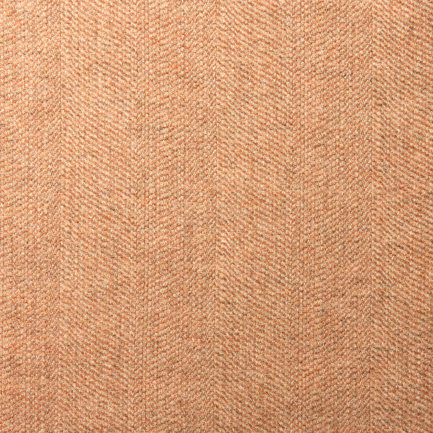 Pale ginger wool herringbone with softly shifting peach and tan chevrons