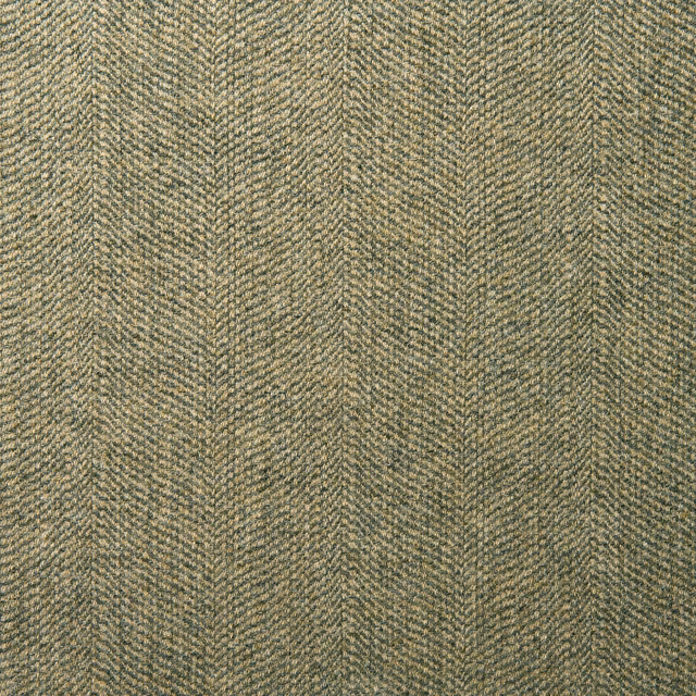 Muted grey-green taupe wool with a fine, tightly woven herringbone texture