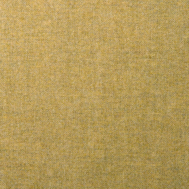 Warm ochre-gold wool weave with fine pale and darker tonal flecks