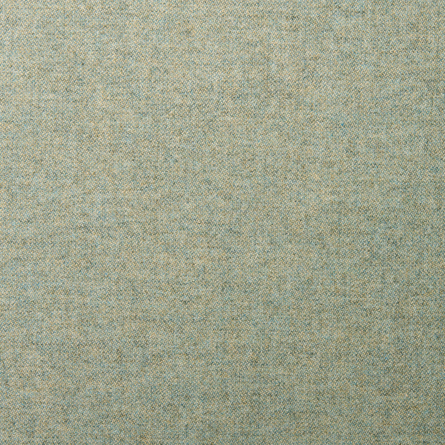 Muted aqua-green wool weave with fine sandy flecks and softly mottled texture
