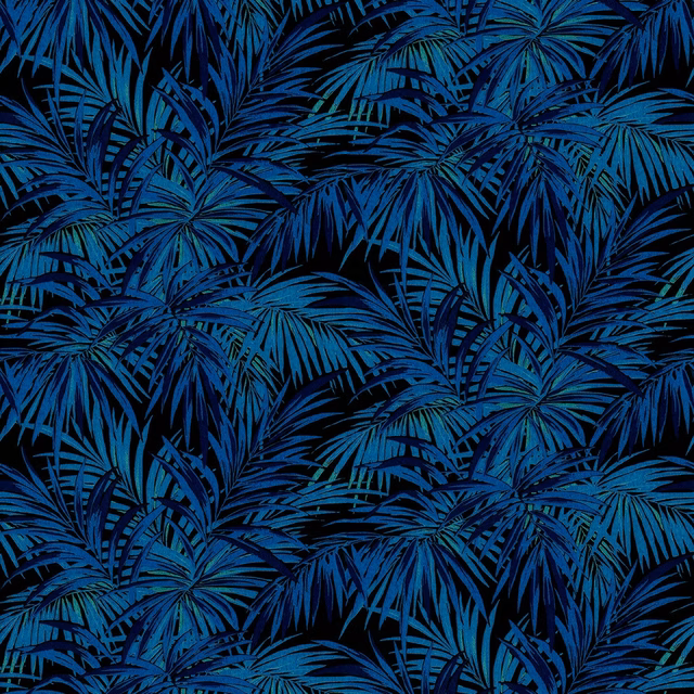 Butterfly Palm Electric fabric