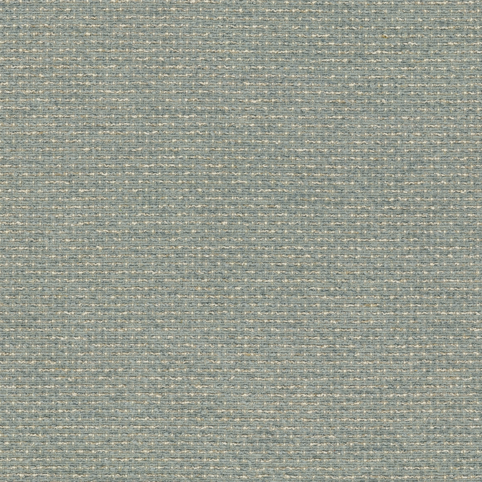 Soft blue-grey woven upholstery fabric with fine horizontal slub texture