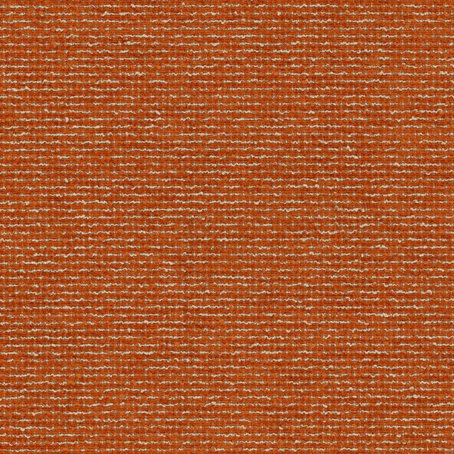 Rusty terracotta woven fabric with fine pale horizontal striations