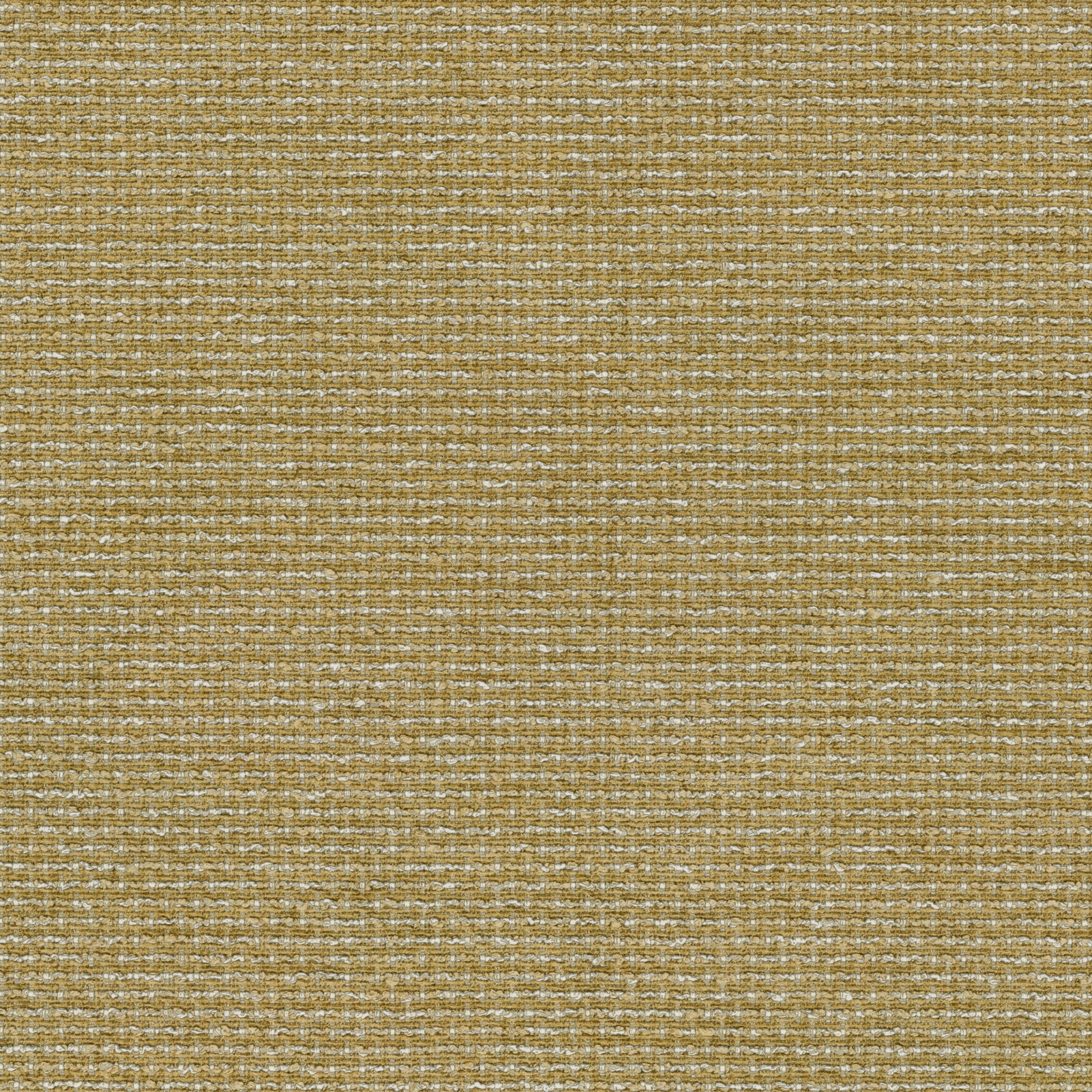 Close-up of muted mustard-gold ribbed upholstery weave with pale slubs