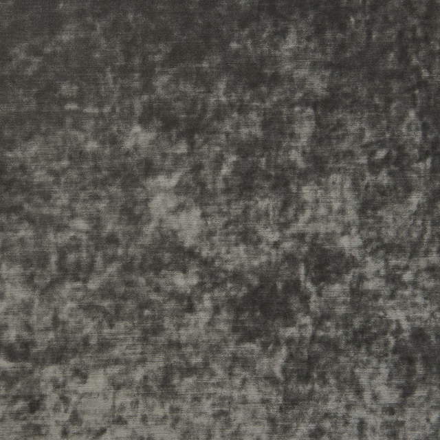 Mottled charcoal ash-grey velvet with cloudy taupe highlights and a softly brushed pile