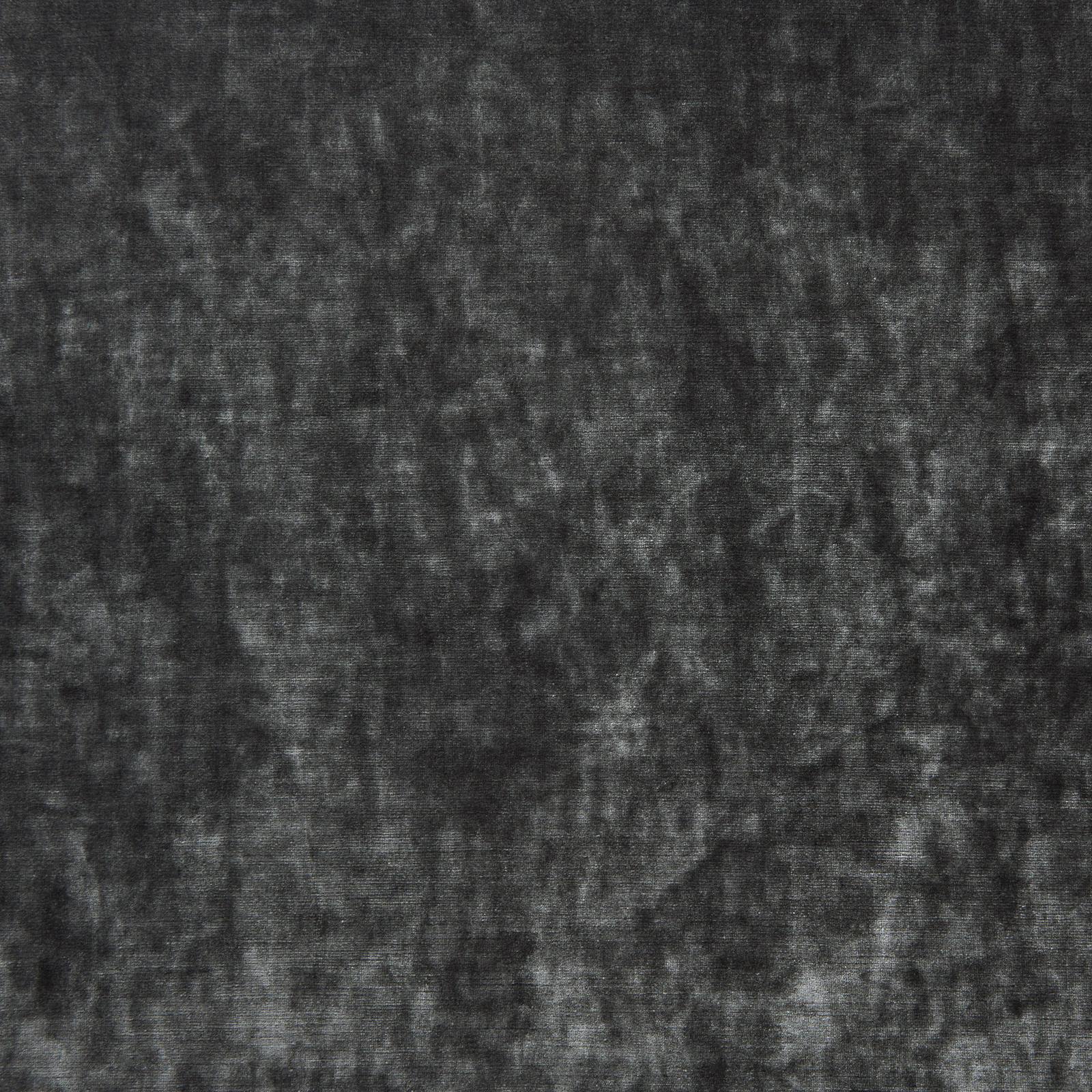 Mottled charcoal-black velvet with smoky grey nap and softly shifting texture