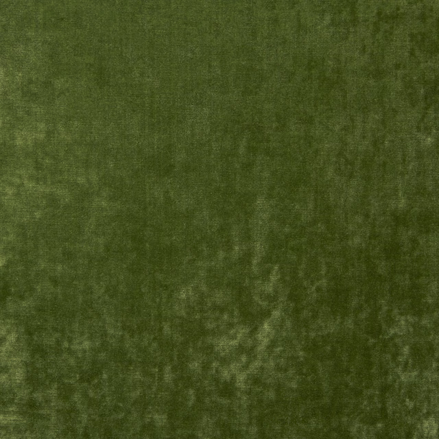 Deep olive-green velvet with soft nap and subtly mottled light-catching surface