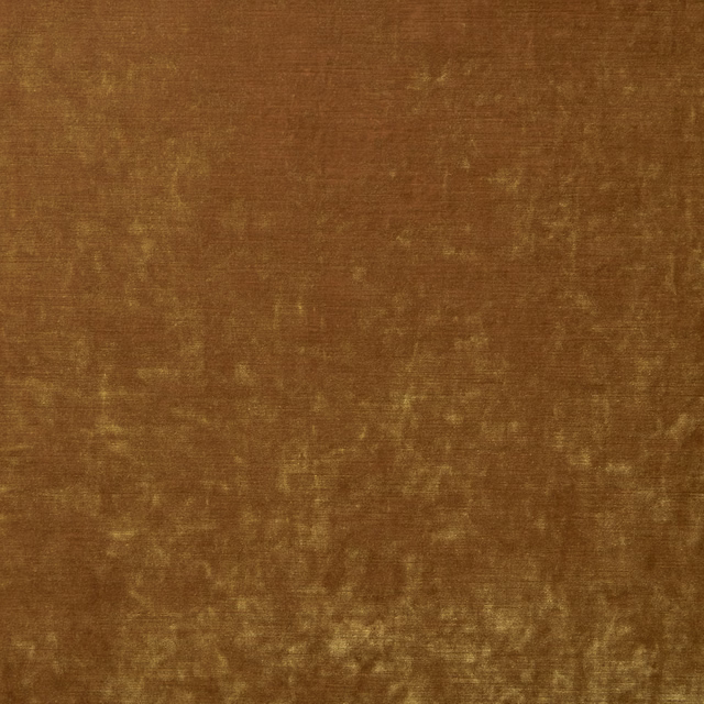 Mottled pumpkin terracotta velvet with softly brushed, light-catching nap
