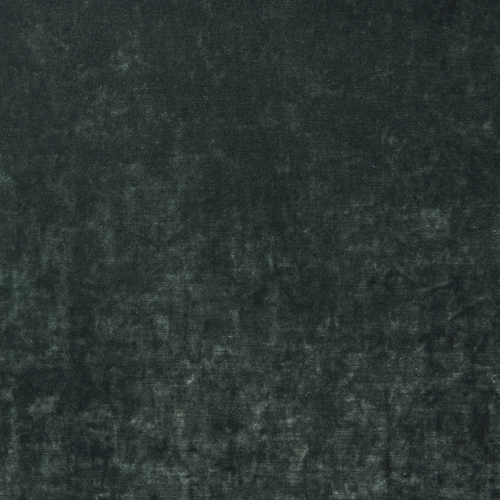 Deep mineral aqua-green velvet with charcoal-mottled, softly brushed texture