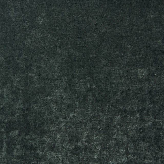 Deep mineral aqua-green velvet with charcoal-mottled, softly brushed texture