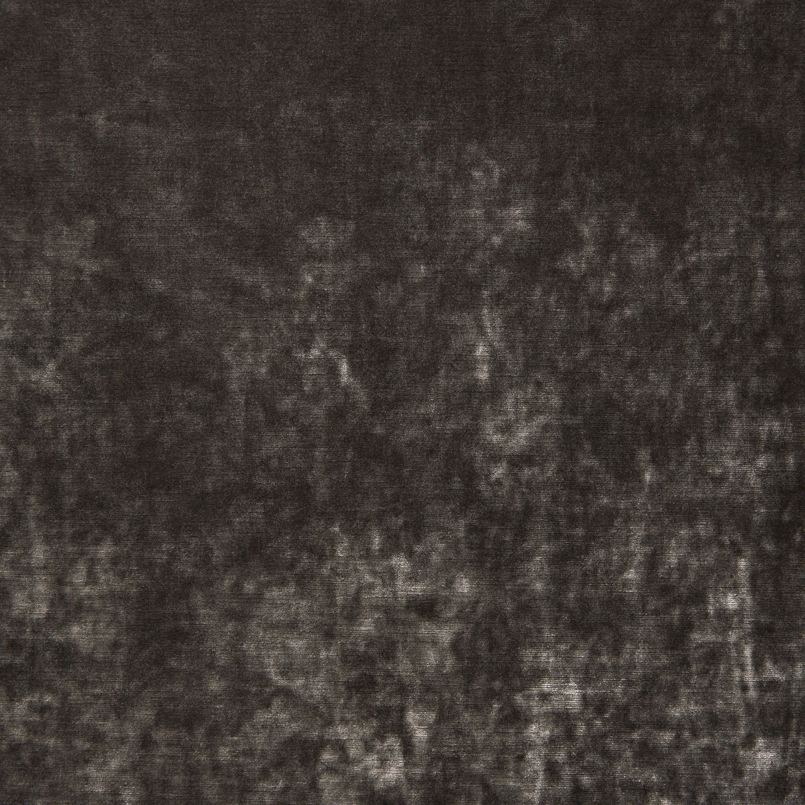 Mottled dark mink-brown velvet with smoky taupe highlights and a short textured pile