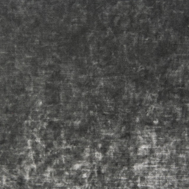 Charcoal stone-grey velvet with cloudy mottled shading and a softly brushed nap